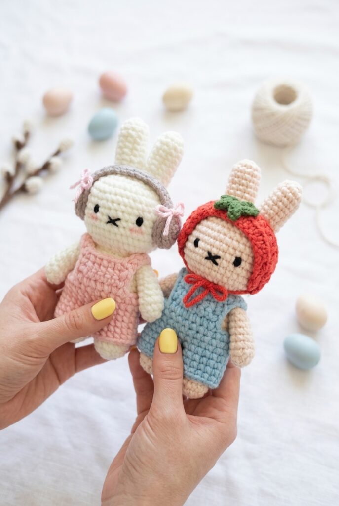 Miffy in Overalls Crochet Pattern