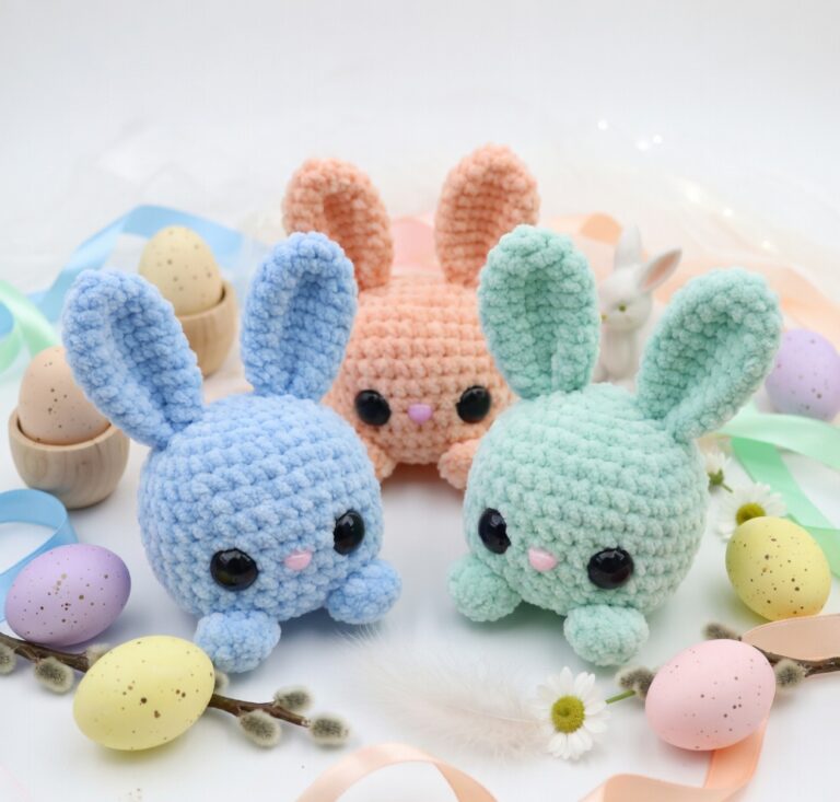 Cube Bunny Crochet Pattern