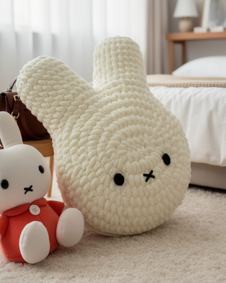 Miffy Pillow Crochet Pattern